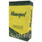 Наливной полимерцементный пол MONOPOL Hardmix для бетона цвет темно серый фасовка 20 кг