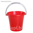 Ведро 7 л "Либерти", цвет красный
