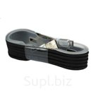 Кабель USB 2.0 - micro USB в нейлоной оплетке, черный, 1.5м