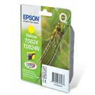 Картридж струйный EPSON (C13T08244A10) Stylus TX650/T50/R270/R390/RX590, желтый, оригинальный