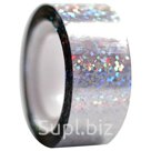 Обмотка для гимнастических булав и обручей Diamond серебряная металл клейкая