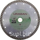 ZR-K-A Круг отрезной алмазный URAGAN "ТУРБО", для УШМ, 200х22,2мм