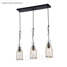 Подвес Rappe 3x40W E14 черный 62x12x23см