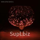 Гирлянда "Метраж" 13 м, нить темная, LED-150-220V, контроллер 8 режимов, КРАСНЫЙ