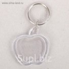 Капсула для полиграфической вставки "Яблоко" 5х4,5х0,5 см