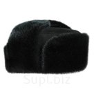 Ушанка Велюр чер-0450