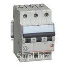 Выключатель автоматический трехполюсный 63А C TX3 6кА (404062) Legrand