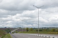 опора граненая коническая оцинкованная