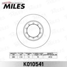 Диск тормозной задний MILES K010541