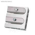 Точилка металлическая 2 отверстия Herlitz, блистер 8680324
