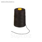 Нить д/подшивки документов BRAUBERG лавсановая, 1,5*500м, черная 603772