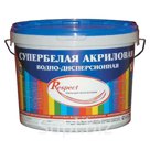 Краска Respect акриловая супербелая 14 кг