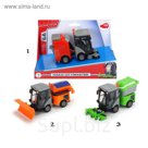 Игрушка "Уборочная техника", 1:24, 12 см, МИКС