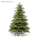 Ель искусственная "Царь Ёлка" Байкальская, БК-260, H260 см, литые PE ветки, ПВХ