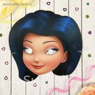 Маска карнавальная "Серебрянка" Феи, 24,4 х 23,4 см