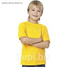 Футболка детская StanKids, рост 140 см, цвет жёлтый 150 г/м 06