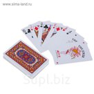 Карты игральные пластиковые Casino, 54 шт., 30 мкм, 8,8 × 5,7 см, пластиковая коробка, микс