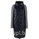 Пальто женское демисезонное, артикул 01-5364
 Твид/Плащевка