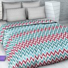 Постельное бельё евро "Василиса: Модный зигзаг", 215х200см, 200х220см, 70х70см - 2 шт