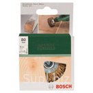 BS-DSDVP 80/0.2 Деревянная щётка BOSCH для дрелей – витая проволока, латунированная, артикул 3165140389600BS
