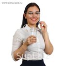 Трубочки для коктейля "Круглые очки", прозрачные