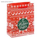 Пакет ламинированный вертикальный «Уютного Нового Года!», 12 × 15 × 5,5 см