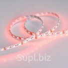 Гибкая лента LUX, светодиоды smd 5060, 30шт/м (150шт на 5м), белая плата 10мм, скотч 3М. Цвет RGB. Питание 12V, мощность 7.2 Вт/м (36 Вт на 5м), угол 120°. Раз…