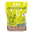 Наполнитель "Cindy Сat" forest древесный 5 л. (2 кг)