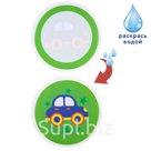 Наклейка для игры в ванной Машинка