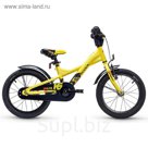 Велосипед 16" SCOOL XXlite, 2018, alloy, цвет желтый