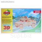 Конструктор 3D "Военный джип"