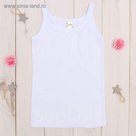 Майка для девочки, рост 122-128 см, цвет белый AZ-637_Д