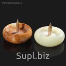 Подсвечник «Плоский», с иглой, 5х1,5 см, оникс
