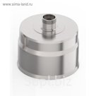 Заглушка с конденсатотводом, d 260 мм, нержавейка 0.5 мм, штуцер 3/4", наружная
