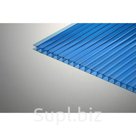 Сотовый поликарбонат КОЛИБРИ 4х2100х12000мм синий 30%