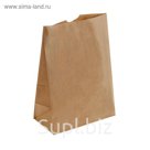 Пакет крафт бумажный фасовочный 30,5 х 21,5 х 11,8  см