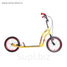 Самокат внедорожный 16" GRAFFITI Rules, цвет желтый