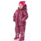 Комплект для девочек "Александрит"    (куртка+полукомбинезон) утепление - 480   (Зима)