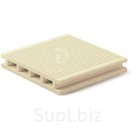 Террасная доска DeckLine Premium (Слоновая кость, Вельвет)