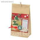 Набор по декорированию подарочного пакета "Christmas diary", 16 х 28 см