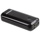 Аккумулятор внешний SONNEN POWERBANK V218, 5000 mAh, литий-ионный, черный
