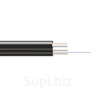 Кабель оптический абонентский FTTH 1 волоконный G 657 A1 с тросом LSZH Россия