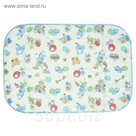Клеёнка-наматрасник с ПВХ-покрытием, 48х68 см, в коляску, цвета МИКС