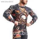 Рашгард с длинным рукавом, Dragon, цвет желтый, S