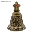 Колокольчик "Крест" со стразой