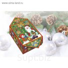 Коробка картонная "Конфета Дедушка Мороз", 13 х 10 х 4,8 см