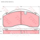 Колодки тормозные дисковые TRW GDB5072