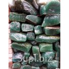 Стекло кусковое зеленое бутылочное