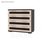 Комод "Латина", 898х452х849 мм, ЛДСП, цвет венге