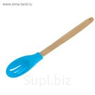 Ложка с прорезями 30,5х6х1,5 см "Домашнее тепло", цвета МИКС